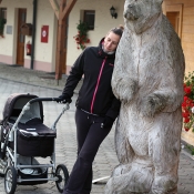 Maminka není moc ranní ptáče.. po ránu byla pěkná zima..